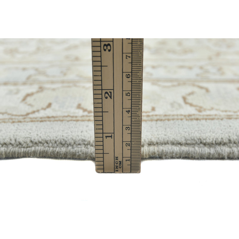 Tapis oriental gris unique en son genre 9X12 One-of-a-Kind