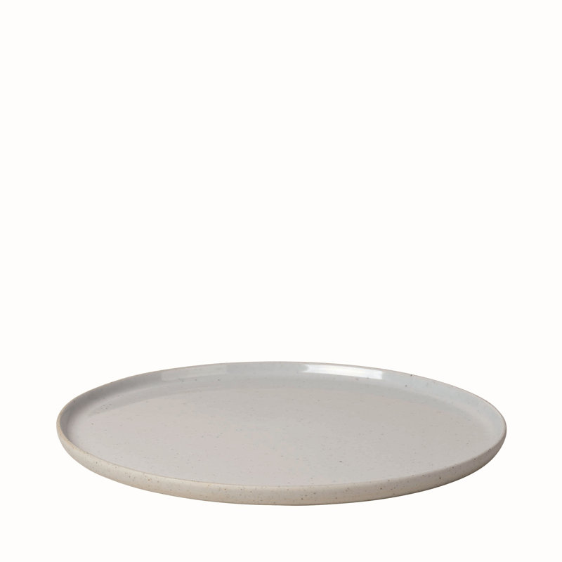 Assiette plate en céramique 10 po SABLO, Nuage