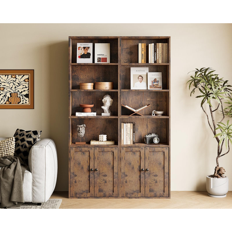 176.4cm H x 48cm W Bookcase, Brown