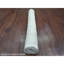 Tapis de couloir blanc en laine noué à la main 3 pi 10 po x 10 pi Angora D673748F384449368BA4D8E1BA8FF341
