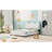 Ceasar Vegan Leather Platform Bed-7419384-7419385