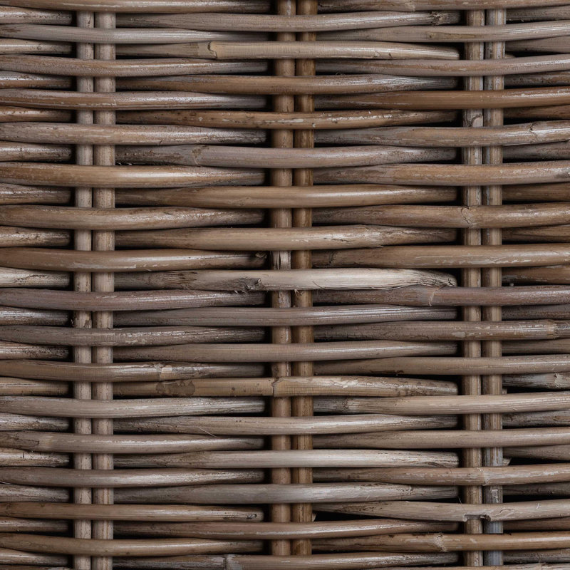 Fauteuil demi-tonneau en rotin Bali & Pari Amanda