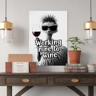 Toile murale Art Emu affiche-2 affiche rétro impression Home Decor