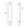 Gatsby 1 - Light LED Flush Mounted Sconce