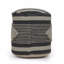 Repose-pieds cylindrique en tissu, repose-pieds