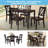 Kirkendall 4 - Person Four Leg Dining Set-1084461674-1084461673