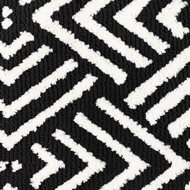 Housse de coussin décoratif Sheldon, 18 po x 18 po, Polyester/ bourre en polyester