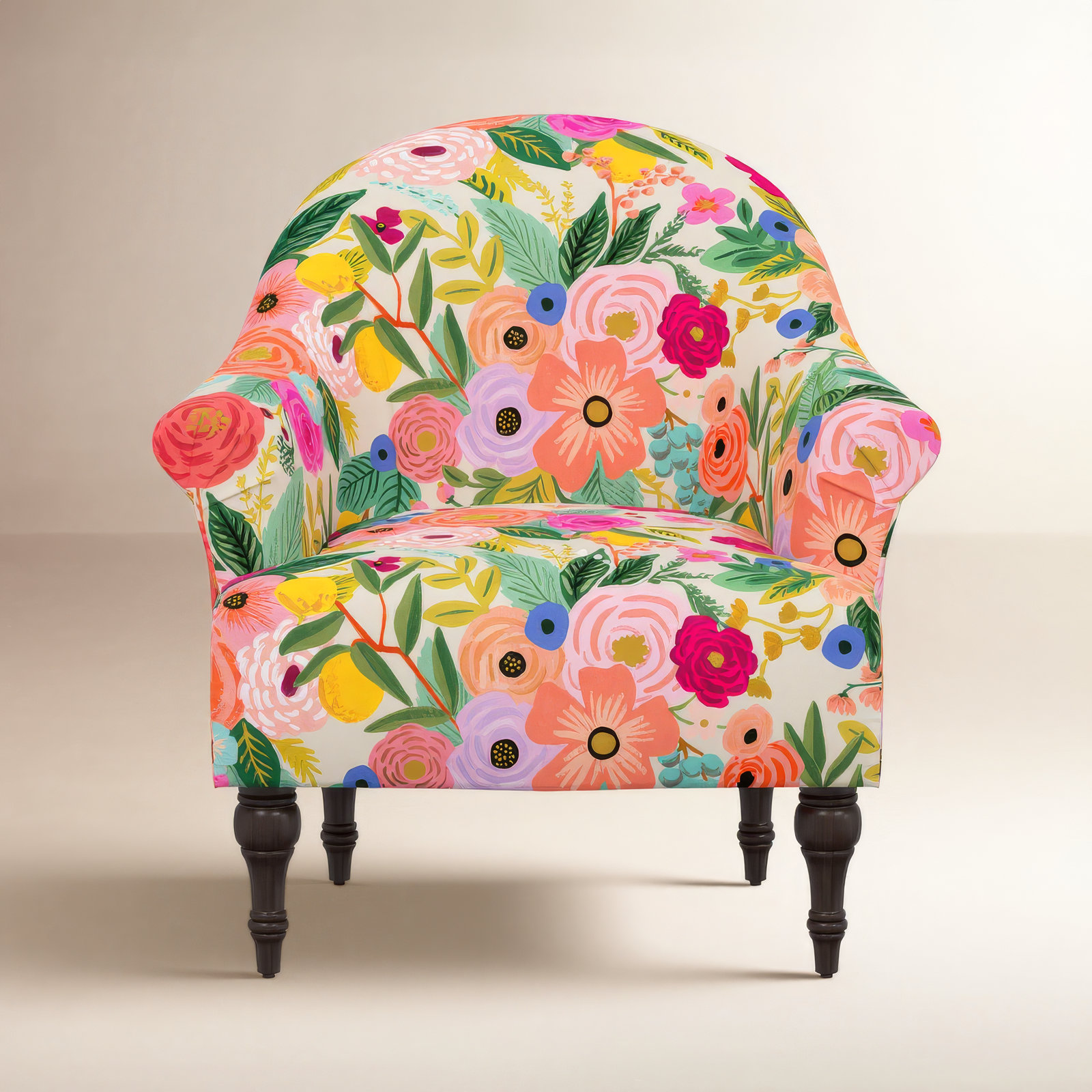 Rifle Paper Co. x Cloth & Company Josephine Chair, Rpc Garden Party Garden Linen