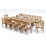 Granada Outdoor - Piece Teak Dining Set