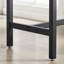 Grey Bar Table With 4 Stools, Thickened Steel Frame, Pu Soft Seat And Stool . 48.42''l X 23.55''w 35.89''h. Robust Construction, Upholstered Seats Backrests For Relaxed Seating