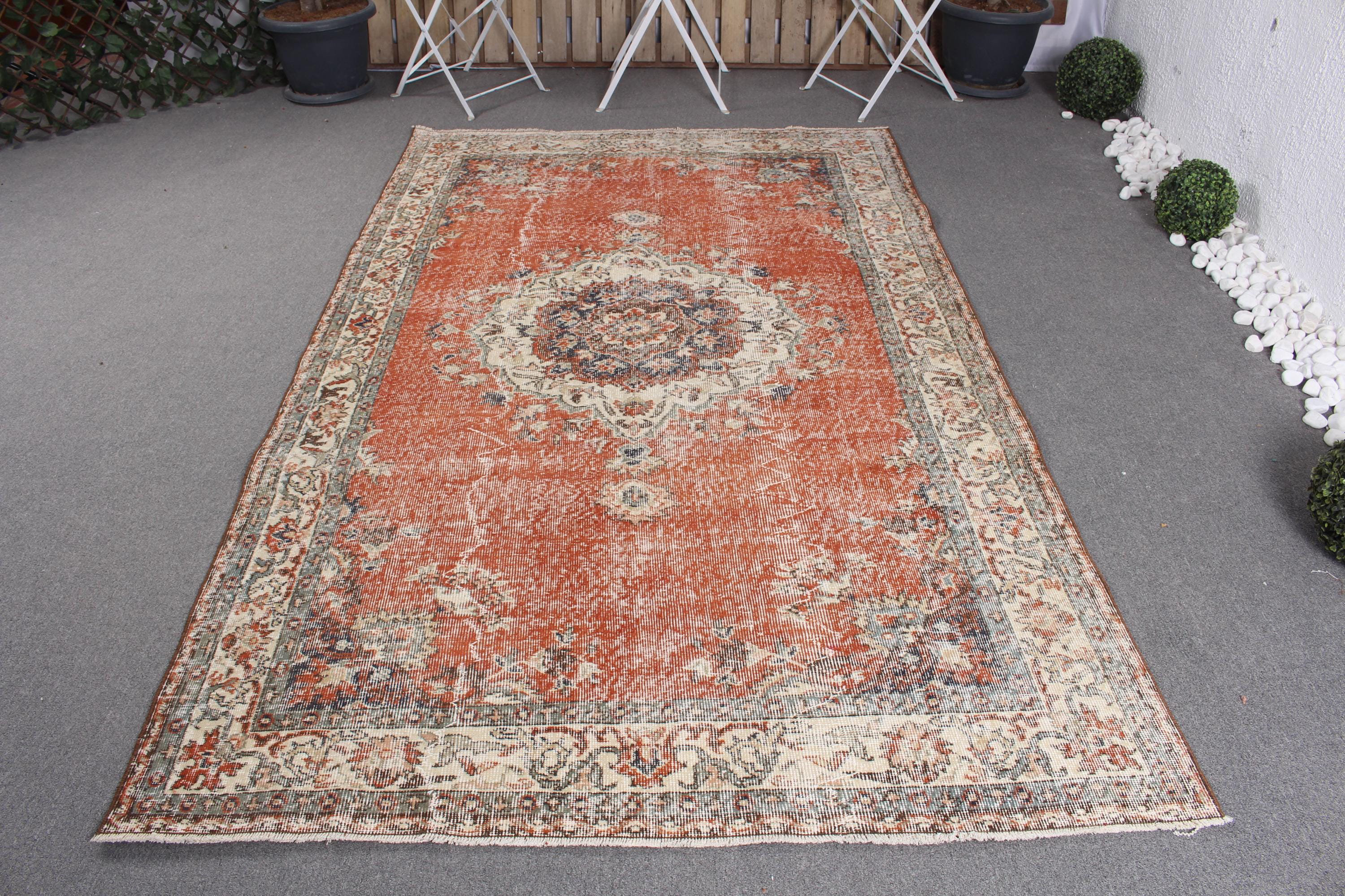 Large Turkish Rug Bungalow Rose Antique Large Turkish Rug in Red with Geometric Patterns ...
