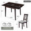3 Piece Kitchen Dining Set With Drop Leaf Dining Table And 2 Dining Upholstered Chairs, Dining Room Set-230986060