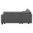 Penelopa 4-Seat Chenille Modular Sofa with Storage-260427084