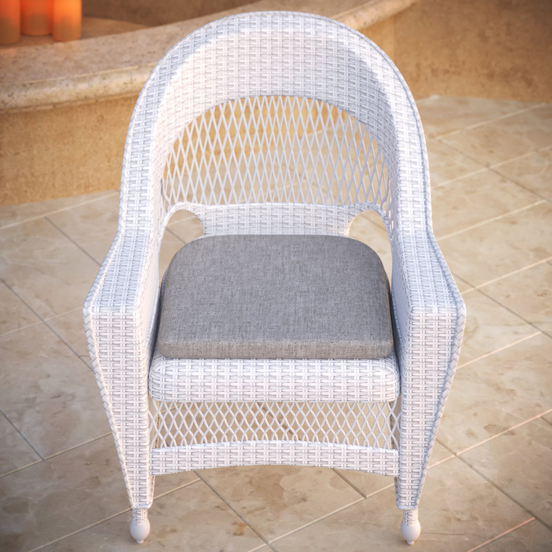 Dining ChairSeat Pad Replacement Cushion – 17.5L x 18.5W x 2D, Canvas Granite Sunbrella® Canvas