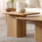Simple ash wood cream style coffee table