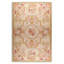 Chenille en coton crème multicolore à motif floral antidérapant kilim-1378702493