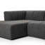 Bowry 3 - Piece Modular Upholstered Chaise L-Sectional-356866660