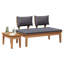Garden Bench and Table Set-85709622