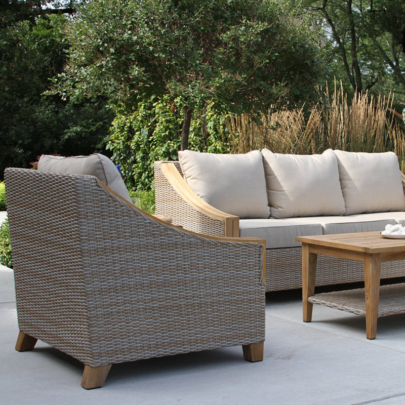 Carlton Teak Patio Chair with Sunbrella Cushions