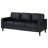 Farallone Black Track Arm Sofa-840247542