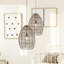 Luminaire suspendu en forme de cône en laiton tissé 12,25 po Atmore - Beachcrest Home ™-690688276-690685633