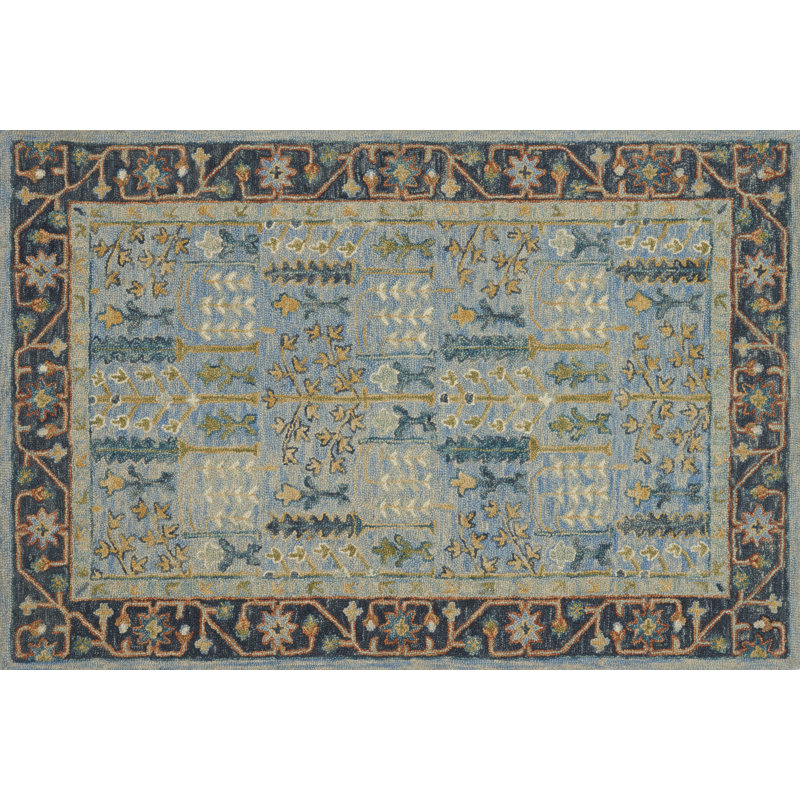 Vatsal Wool Oriental Indoor Rug, Rectangle 2'3"x3'9"