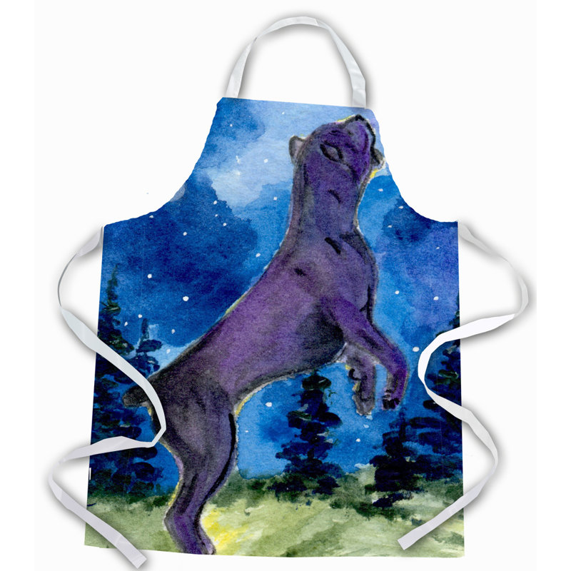 No Pattern Bib Apron
