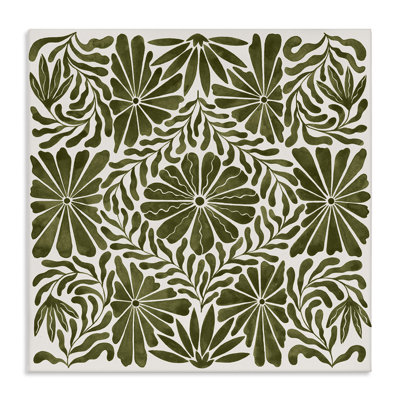 Art mural Centric Circular Flowers par Grace Popp