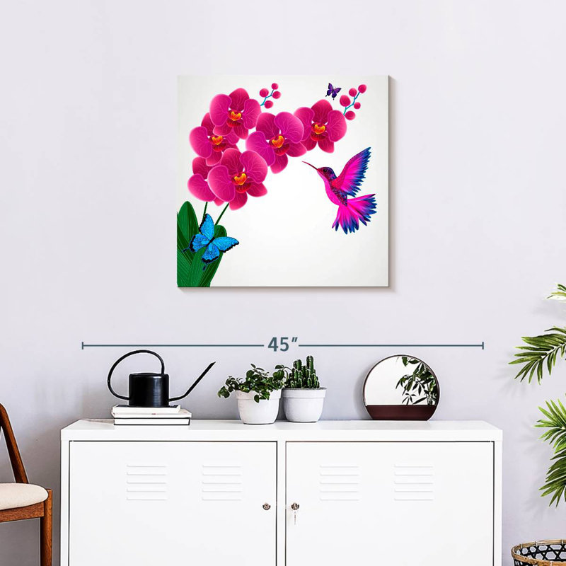 Orchidées Harnek, H 24 po x l 24 po