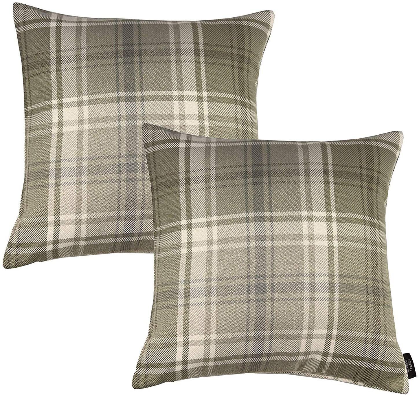 McalisterTextiles Plaid Indoor/Outdoor Reversible Throw Pillow | Wayfair