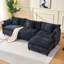 Canapé modulaire en forme de L 108 po avec canapé-lit modulaire 108 po-1192404104