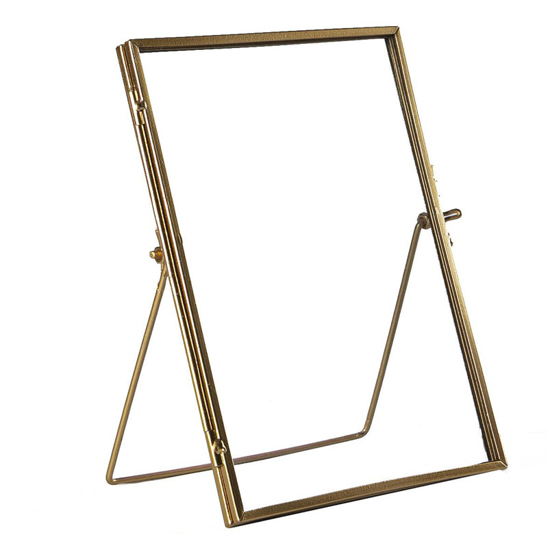 Nicola Spring - Standing Metal Picture Photo Frame, Rose Gold, 1, 21cm x 16cm