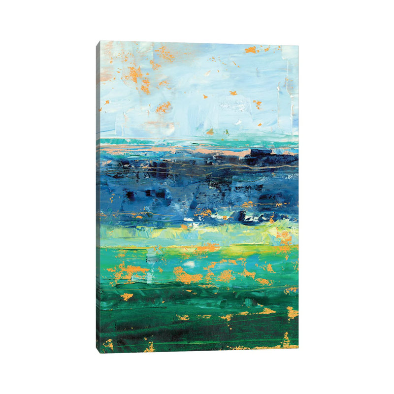Earth And Sea I by Ethan Harper - Wrapped Canvas Painting, 20.32 cm H x 30.48 cm W