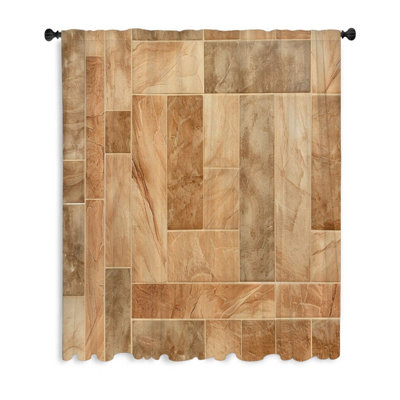 Panneau de rideau transparent en polyester Castellini