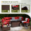 Romanas 8 Piece Patio Conversation Sets With Fire Pit Table-2058267866