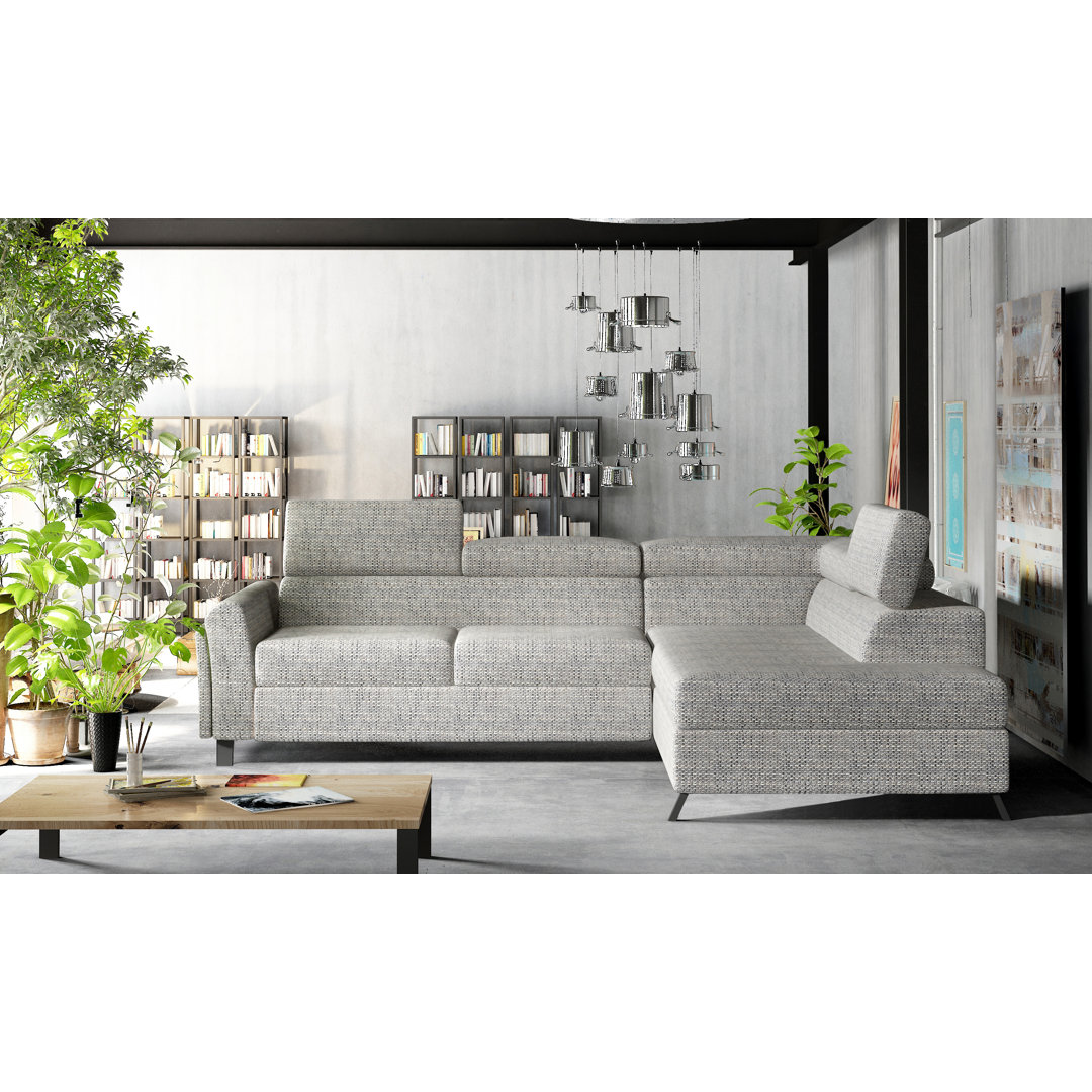 Ecksofa Northampt mit Bettfunktion