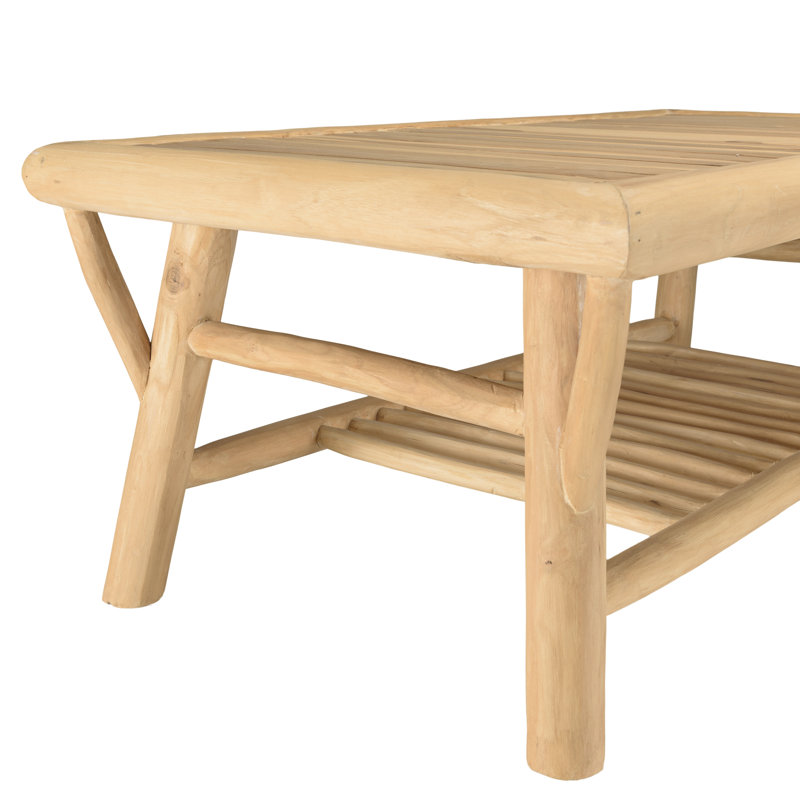 Cafferkey Solid Wood Four Leg Coffee Table