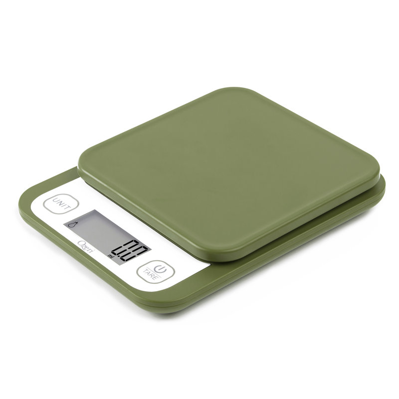 Ozeri Garden and Kitchen Scale II, with 0.1 g (0.005 oz) 420® Variable Graduation Technology®, Green