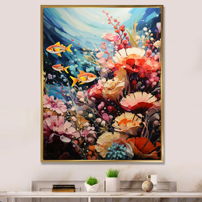 Aquariums Colorful Coral Garden I " Aquariums Colorful Coral Garden I "