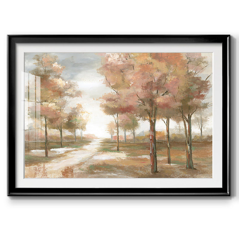 «Pastel Park», reproduction d'art sur papier, H 30 po x l 44 po x P 1,5 po, Noir