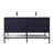 Bleu nuit brillant est en rupture de stock