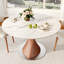 Ensemble de table de salle à manger moderne en pierre frittée 3/5 pièces avec chaises de cuisine en cuir PU pour 2/4-158853008-158853013-160705592