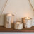 BIA Cordon Bleu Wood Assorted Votives 2.75", 3.25" and 3.75", Set of 3