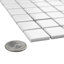 Metro 1" Square Matte White 10-3/4" x 11-3/4" Porcelain Mosaic Tile