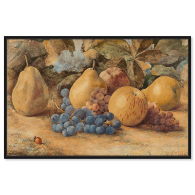Still Life of Fruit on Ground Canvas Fall Wall Art by Art Remedy
