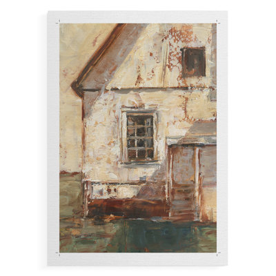 Sunlit Barn II - Impression sur toile seulement - NON-CADRE