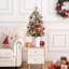 Arbre de Noël artificiel 4,5 pi préinstallé 4,5 pi