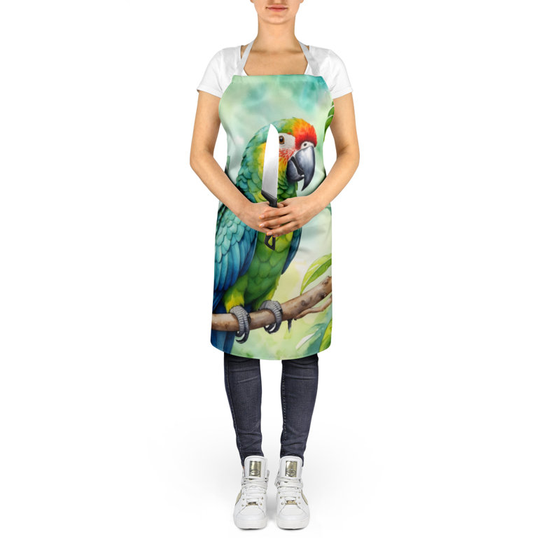Apron, Blue Amazon Parrot