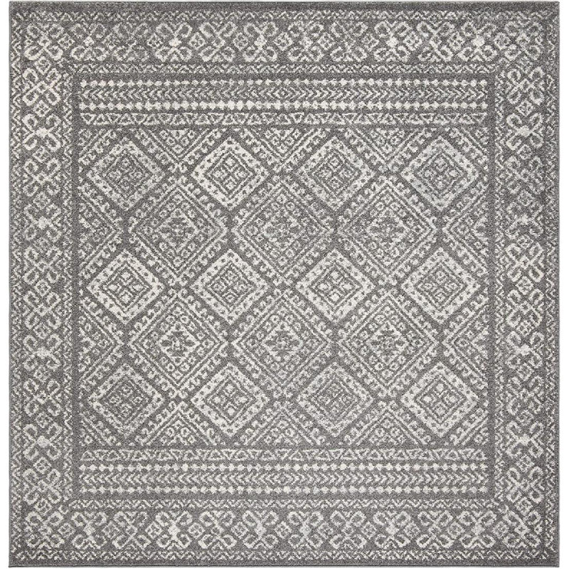 Tulum Performance Southwestern Rug, Square 5'