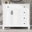 Ensemble de meuble-lavabo sur pied 36 po avec lavabo 36 po, 3 tiroirs et 2 portes-869890740